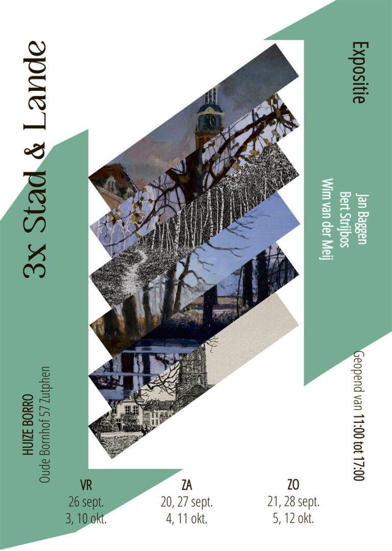 3x Stad en Lande, expositie Huize Borro